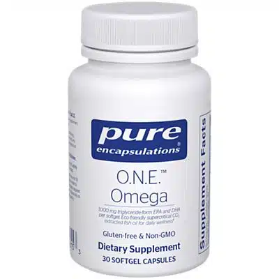 O.N.E. Omega - 1,000mg Triglycerine-for EPA & DHA per Serving (30 Softgels)